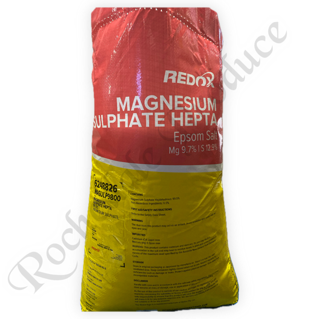 MAGNESIUM SULPHATE 25KG EPSOM