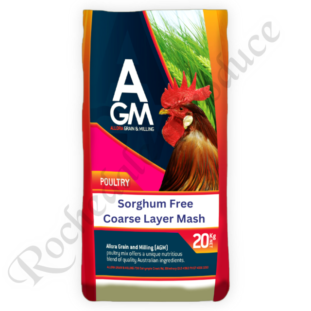 AGM SORGHUM FREE COARSE LAYER MASH 20KG