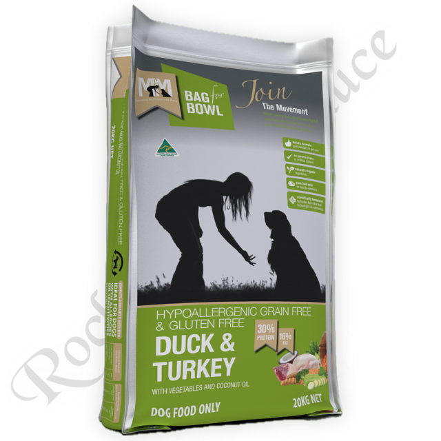 MFM GRAIN FREE GLF DUCK TURKEY 20KG