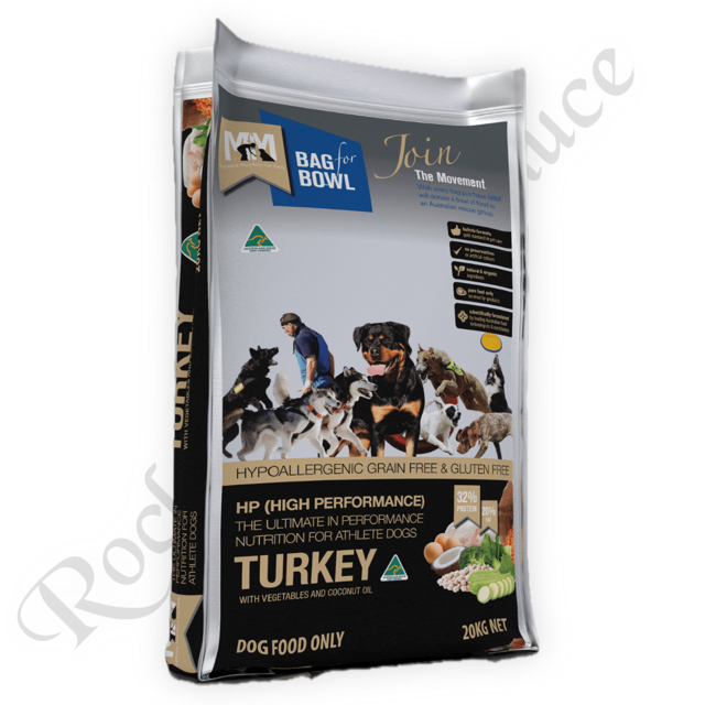 MFM DOG HI PERFORMANCE TURKEY GF GLF 20KG