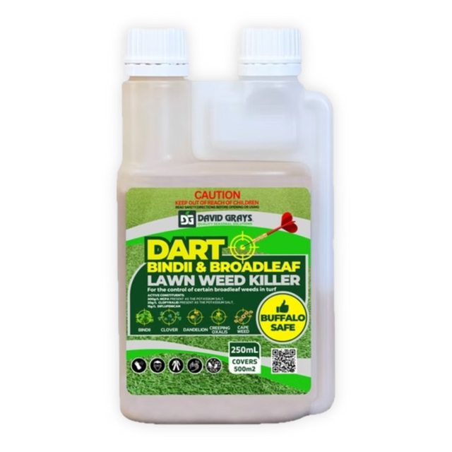 Dart Bindii & Broadleaf Lawn Weed Killer 250ml David Grays