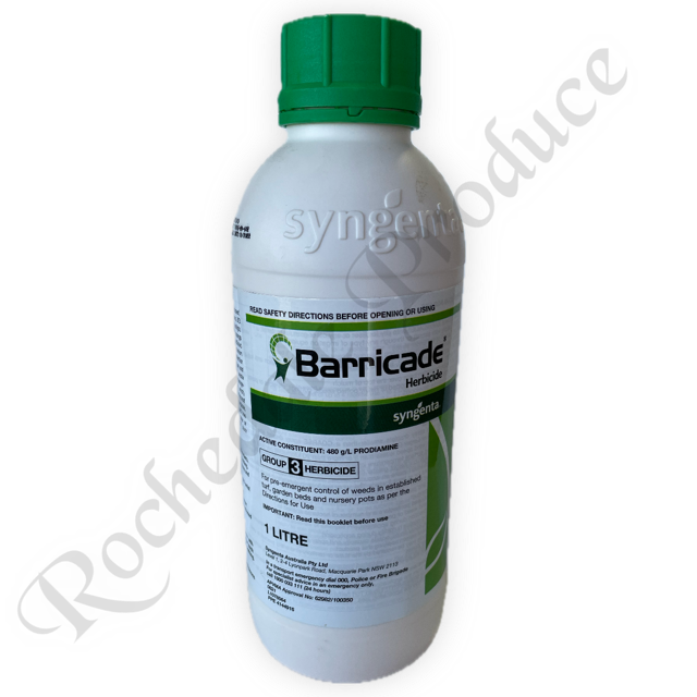 barricade herbicide liquid BARRICADE HERBICIDE 1L – Rochedale Produce