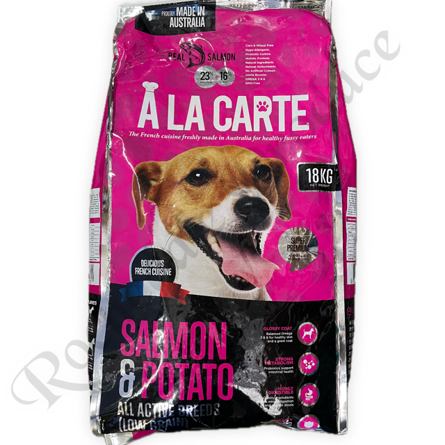 ALA CARTE SALMON & POTATO LOW GRAIN 18KG