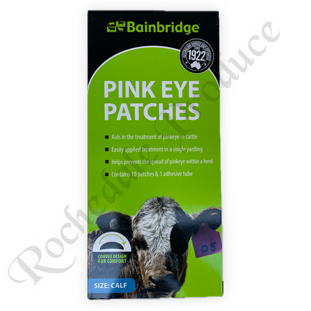 PINK EYE PATCHES 10PK CALF